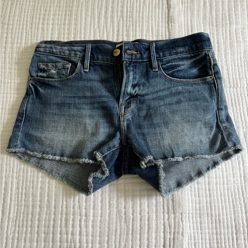 Frame Le Cutoff Size 24 Jean Shorts